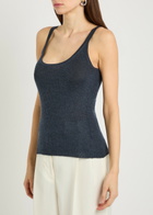 Gabriela Hearst Cinxia Cashmere and Silk-blend Tank Denim