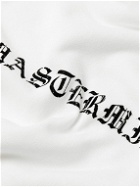 Mastermind World - Logo-Print Cotton-Jersey Hoodie - White