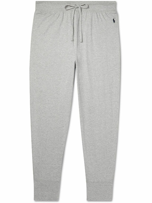Photo: Polo Ralph Lauren - Tapered Cotton-Jersey Sweatpants - Gray