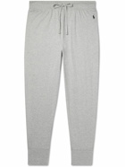 Polo Ralph Lauren - Tapered Cotton-Jersey Sweatpants - Gray