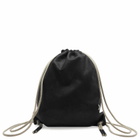 Rick Owens Women's Drawstring Backpack in Black Pearl 