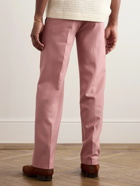 Séfr - Mike Straight-Leg Twill Suit Trousers - Pink