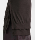 Tod's Wool and silk cardigan