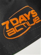 7 DAYS ACTIVE - Argon 18 Logo-Print Panelled Twill Cycling Cap