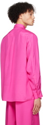 Valentino Pink Silk Shirt