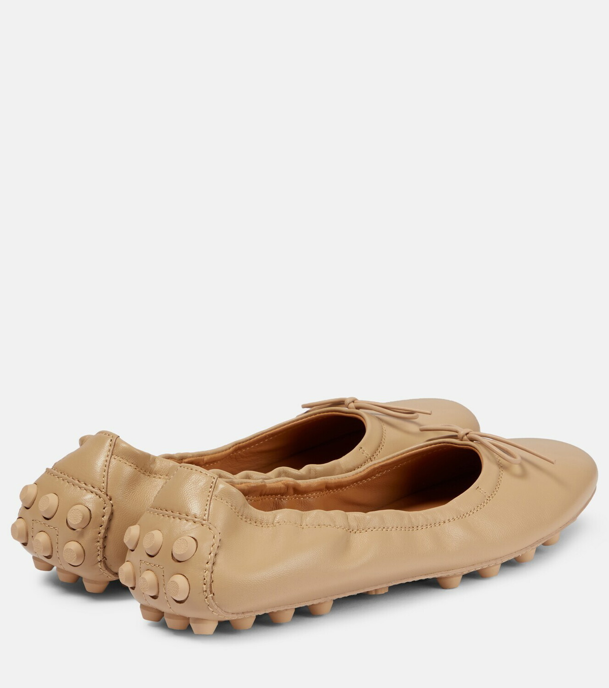 Tod's - Bubble leather ballet flats Tod's