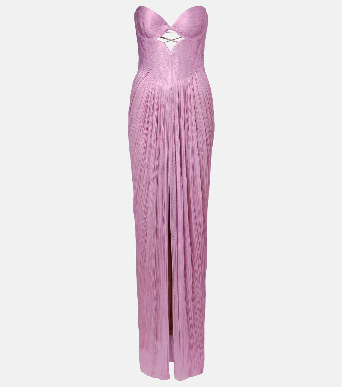 Maria Lucia Hohan Stephanie silk tulle bustier gown