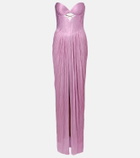 Maria Lucia Hohan Stephanie silk tulle bustier gown