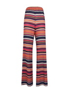MC2 Saint Barth Knitted Striped Palazzo Pants
