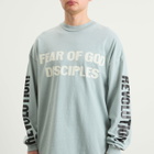 Fear of God Men's Relaxed Long Sleeve "Disciple" T-Shirt in Flint