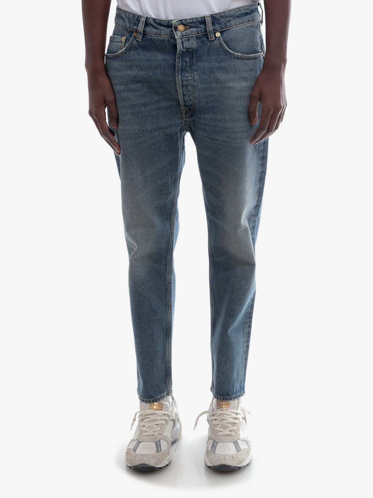 デニム・ジーパン Golden Goose Deluxe Brand Cotton Jeans GOLDEN GOOSE DELUXE BRAND Made in Italy Slim Tapered Denim