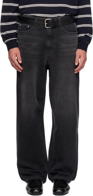 Photo: Dunst Black Straight Regular Jeans