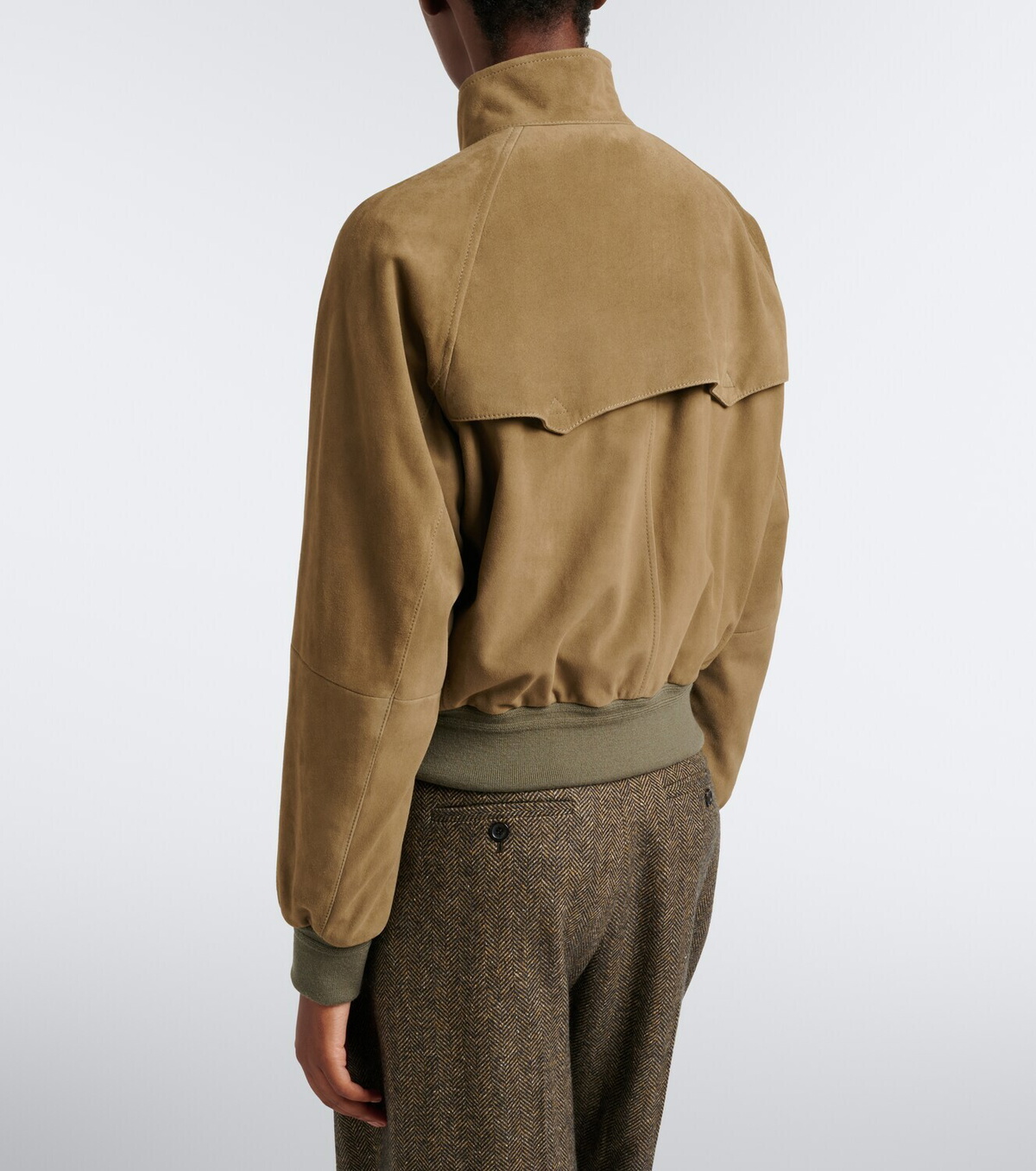Ralph Lauren Collection Suede bomber jacket