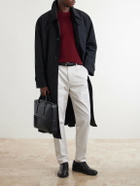 Smythson - Slim Full-Grain Leather Briefcase