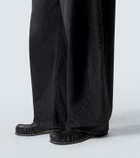 Sacai Belted barrel-leg jeans