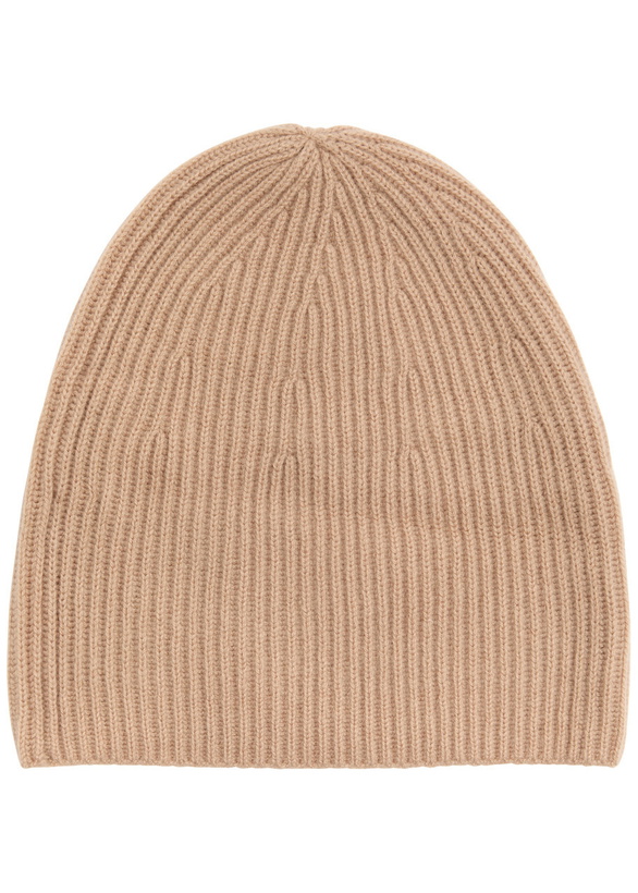 Photo: Loop Cashmere Cashmere Beanie - Taupe - One Size