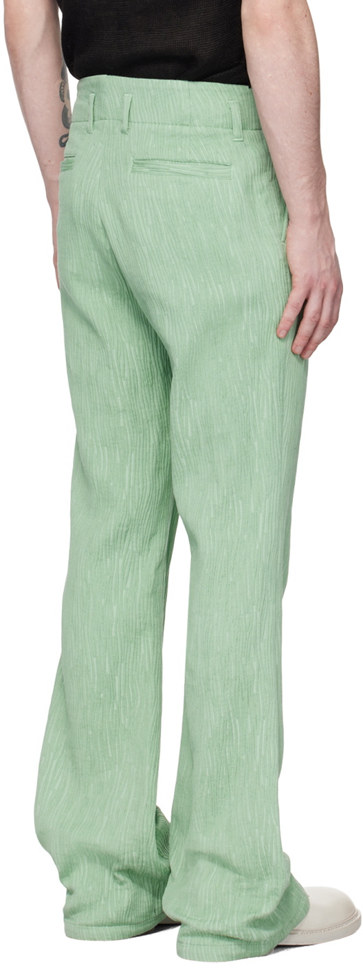 TAAKK Green Flared Trousers