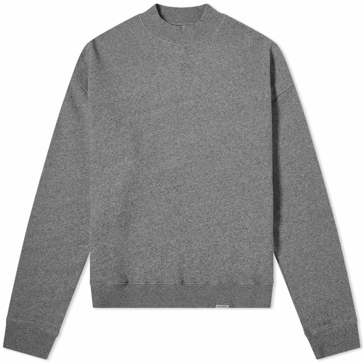 Photo: Represent Men's Blank Crew Sweat in Grey Melange