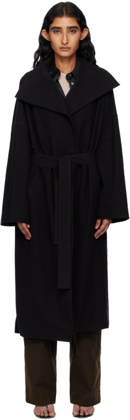 Photo: GIA STUDIOS Black Grace Long Coat