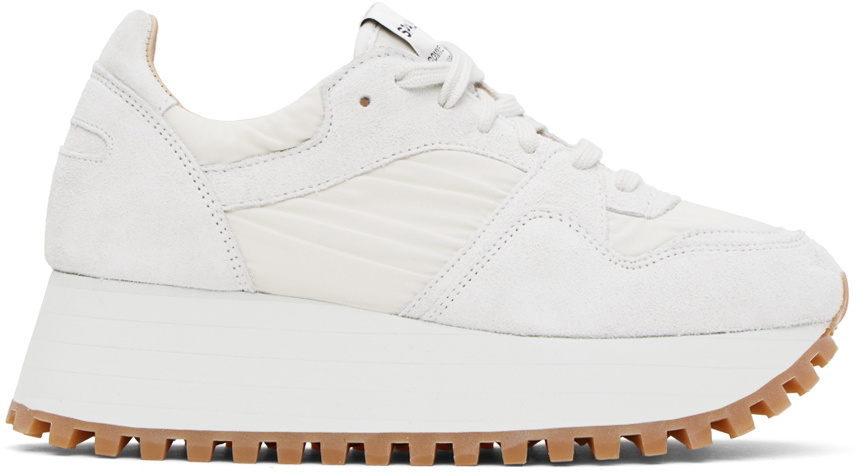Comme des Garçons Comme des Garçons White Spalwart Edition Marathon Platformer Sneakers