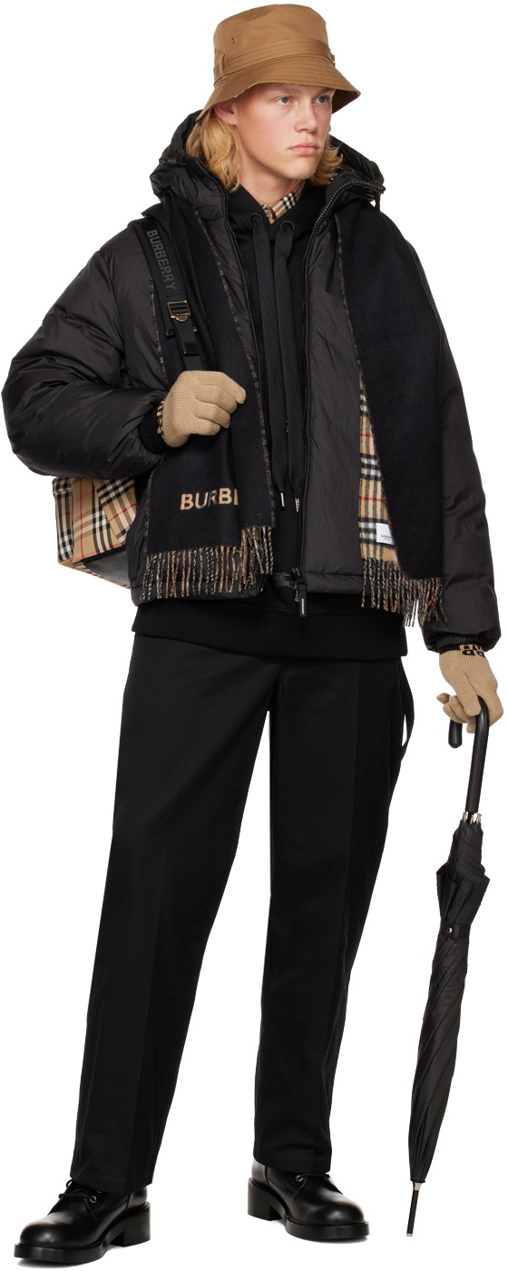 Burberry Black Sunderland Down Jacket Burberry
