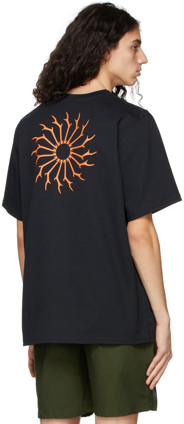 South2 West8 Black Circle Horn T-Shirt South2 West8