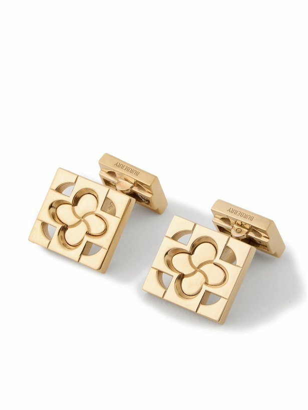 Photo: Burberry - Gold-Plated Cufflinks