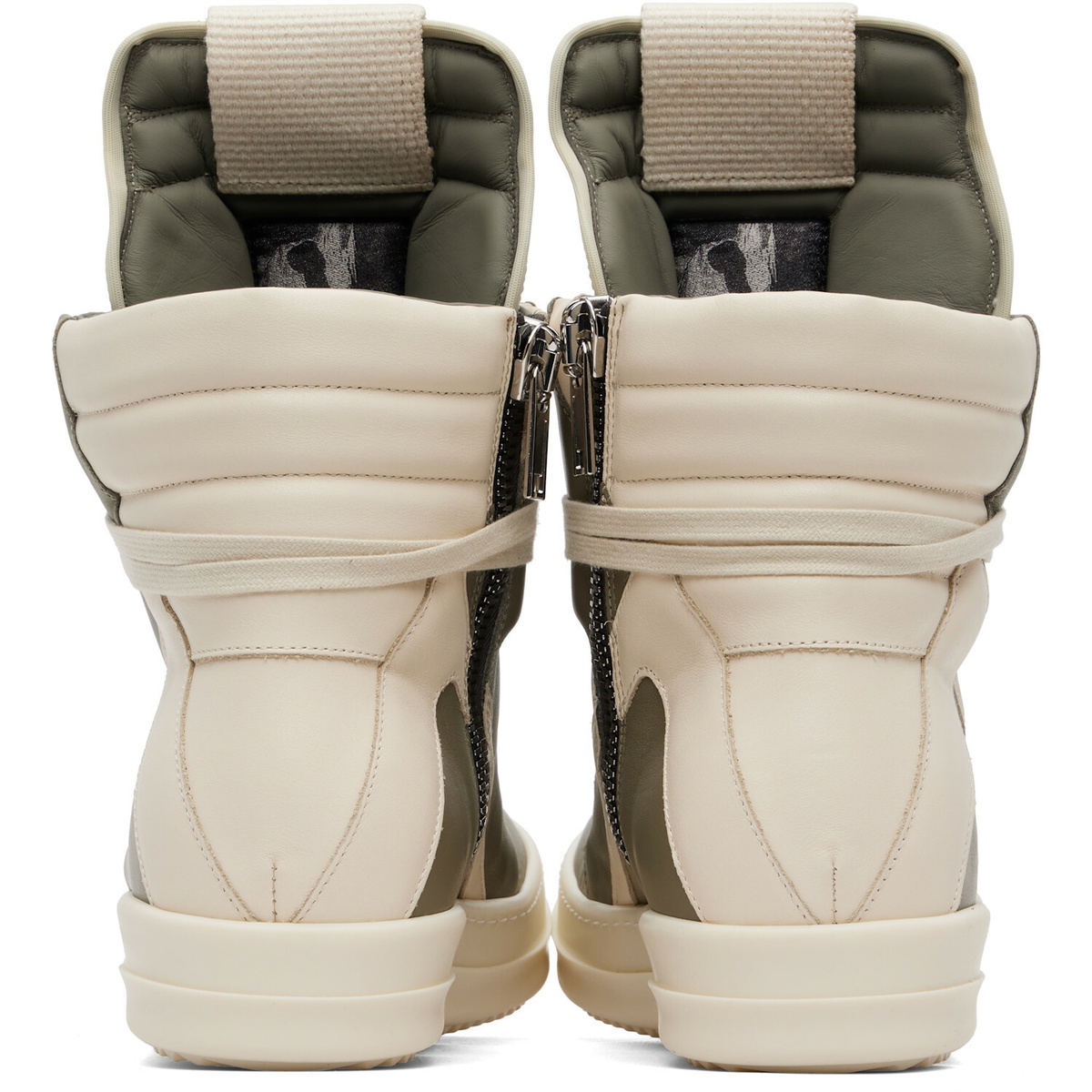 Rick Owens Taupe Tower Geobasket Sneakers