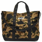 A Bathing Ape Men's 1St Camo 2Way Tote Bag in Green 
