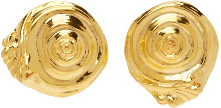Photo: Vasiliki Gold Narcissus Whirlpool Earrings