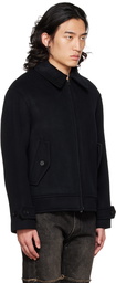 DRAE SSENSE Exclusive Black Zip Jacket