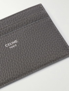 CELINE - Logo-Detailed Full-Grain Leather Cardholder