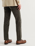 Anderson & Sheppard - Slim-Fit Cotton-Corduroy Trousers - Gray