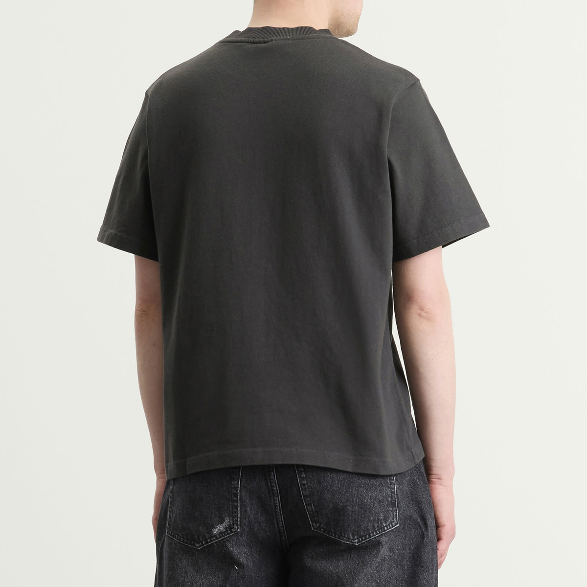 Bram's Fruit Men's Lemon Outline T-Shirt in Shadow Black