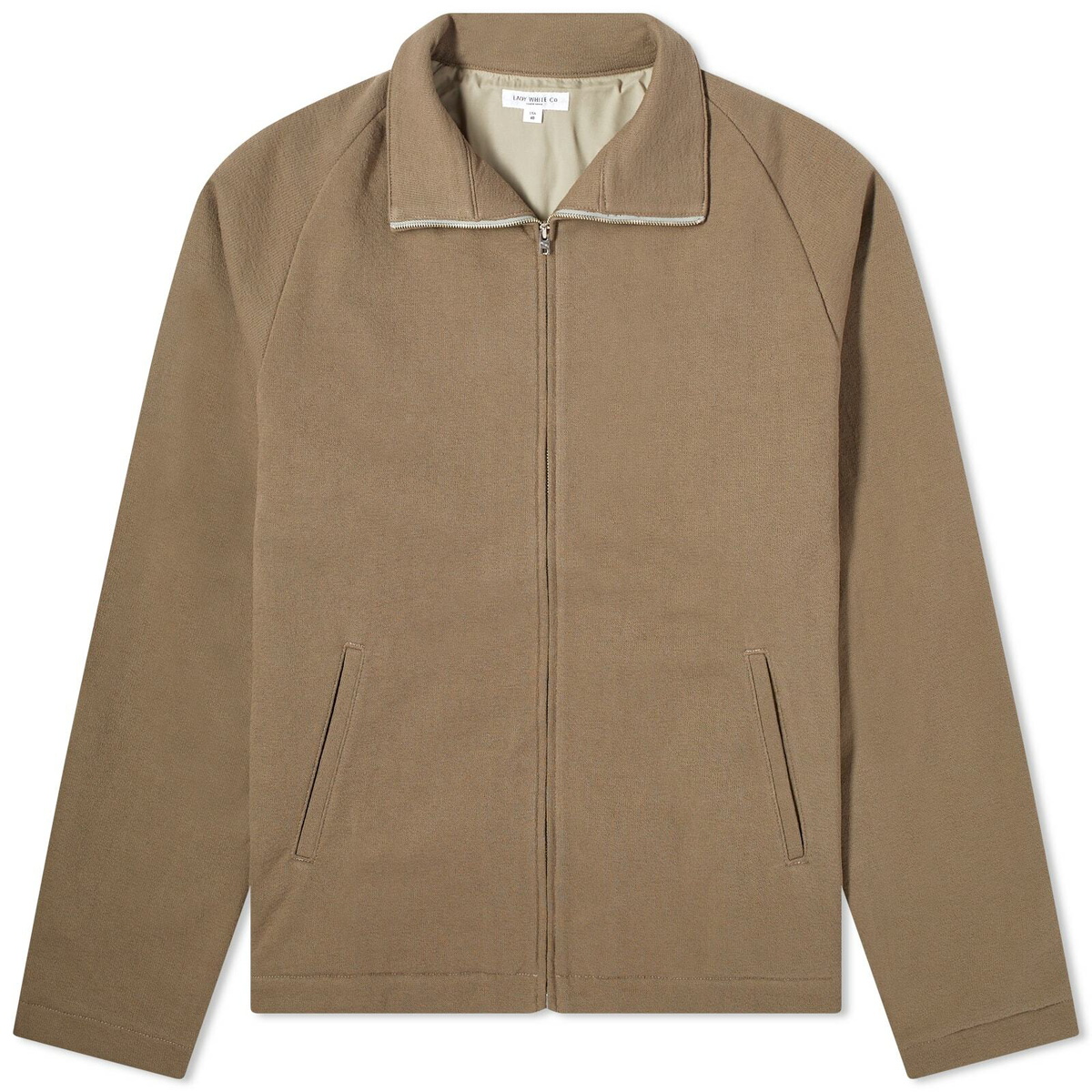 Lady White Co. Men's Textured Track Jacket in Deep Cement Lady White Co. Men's Textured Track Jacket in Deep Cement