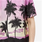 Palm Angels Men's Sunset Vacation Shirt in Purple/Black