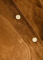 Veronica Beard Walters Panelled Suede Jacket Tan