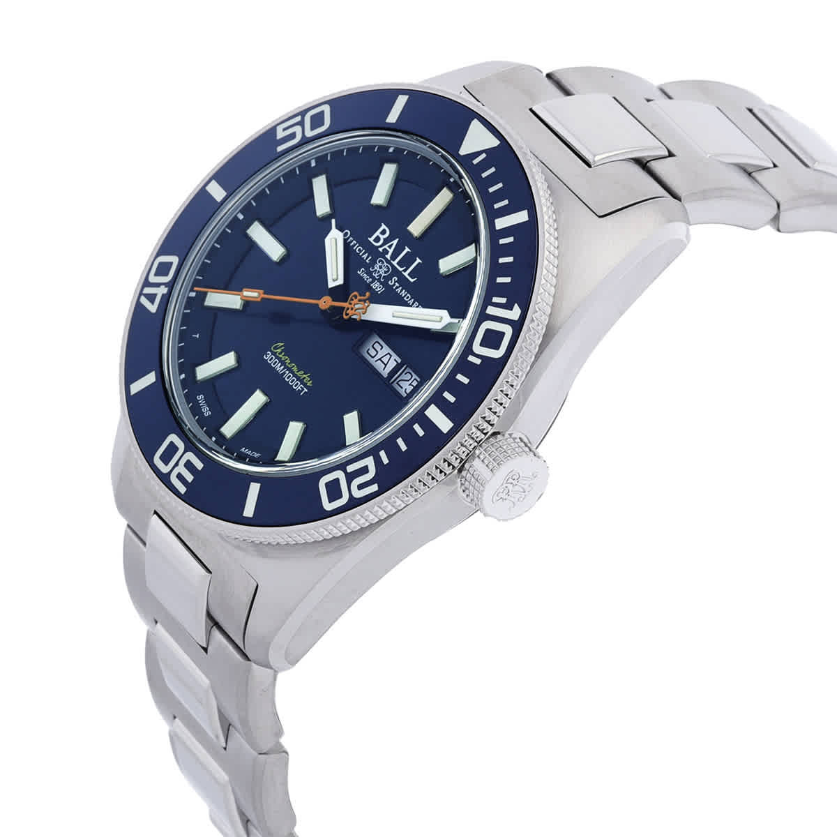 Ball Skindiver Blue Dial Unisex Watch DM3308A-S1C-BE