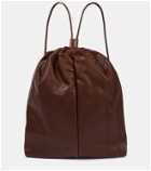 The Row Leather backpack