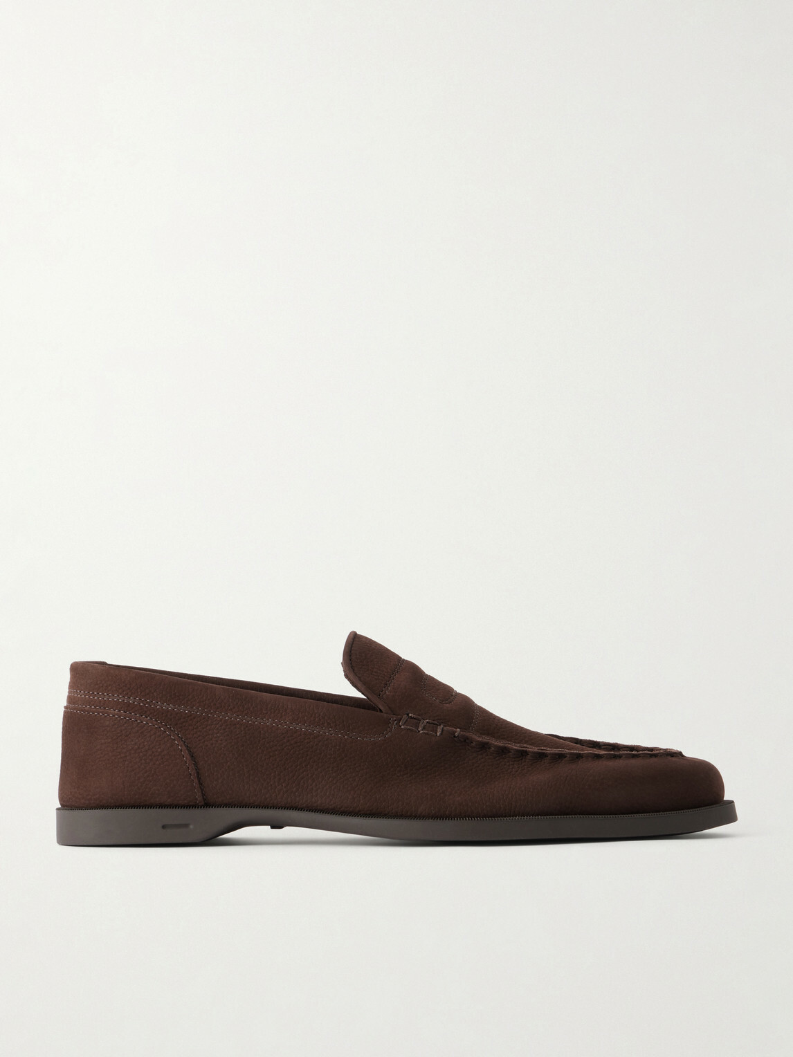 John Lobb - Pace Nubuck Loafers - Brown
