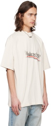 Balenciaga Off-White Political Stencil T-Shirt