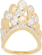 Rainbow K Gold Blossom Ring