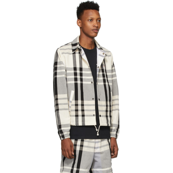 ナイロンジャケット Noah NYC Black and White Madras Jacket L Noah NYC Black and White Madras Jacket Noah NYC