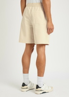 Axel Arigato Embroidered Cotton-poplin Shorts Beige