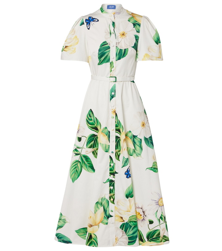 Photo: Leo Lin Bianca floral cotton shirt dress