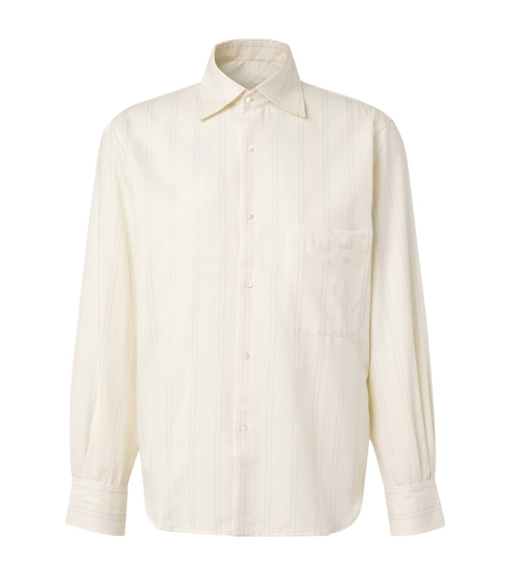Photo: Stòffa Striped cotton and silk shirt