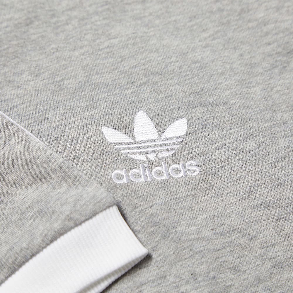 Adidas Women's 3 Stripes TShirt in Medium Grey Heather adidas