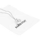 Ambush Men's Pill Charm Necklace in Silver