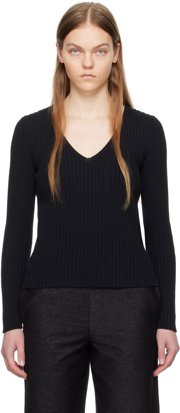 Max Mara Leisure Black Calcio Sweater