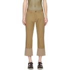 Loewe Beige Turn Up Chino Trousers